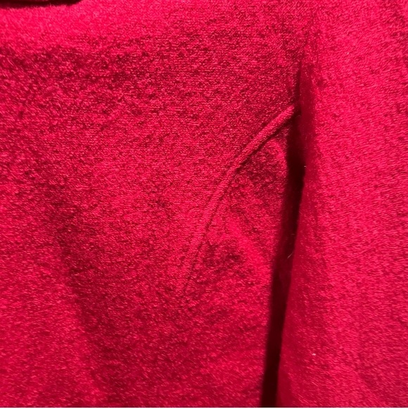 Chico's Red Boiled Wool Blazer Minimalist 8 - Picture 5 of 9